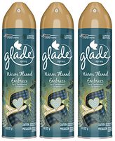 Glade Air Freshener Spray - Limited Edition - Warm Flannel Embrace - Net Wt. 8 OZ (227 g) Per Can - Pack of 3 Cans
