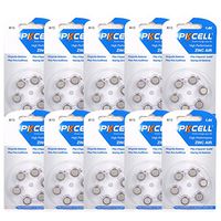 Hearing Aid Battery 1.45V Zinc Air Dry Batteries Count 60pcs/10card (ZA13)