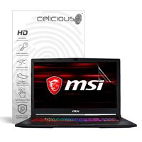 Celicious Vivid Invisible Glossy HD Screen Protector Film Compatible with MSI GE73 Raider RGB 8RF [Pack of 2]