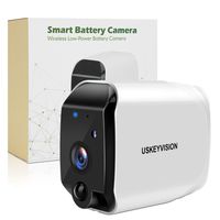 Wireless Battery Powered Outdoor Camera,Battery Security Camera, Rechargeable Wireless Security Camera, Wirefree Indoor/Outdoor Security Camera,with 16 GB SD Card,1080P Wireless Camera (USKEYVISION)