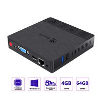 Mini PC Beelink BT3 ProII Windows10,Intel Atom Processor, 4GB DDR3 /64GB ROM, Intel HD Graphics 400,Supports Extended Memory 128GB & 2.4/5.8G WiFi Dual/Gigabit Ethernet/HDMI/VGA/Dual Displays