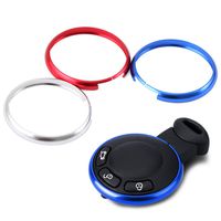 AndyGo Aluminum Smart Key Fob Ring Rim Trim Cover Direct Replacement Fit for Mini Cooper