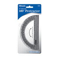 BAZIC Semicircular 6" Protractor (Case of 288)