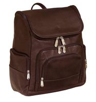 Mancini Leather Goods Columbian 15.6 Inch Laptop Backpack with RFID Secure Pocket