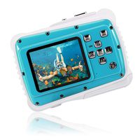 CrazyFire 21MP HD Digital Waterproof Camera with 2.0 Inch LCD Display (Blue)