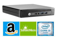 HP 600 G1 Micro Computer Mini Tower PC (Intel Quad Core i3-4160T, 8GB DDR3 Ram, 256GB Solid State SSD, WIFI, VGA, USB 3.0) Win 10 Pro (Renewed)