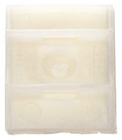 Cable Tie Mounting Pad, 2-Way, Natrl, PK100