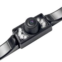 VZCY Backup Camera, Vehicle Car Rear View Camera License Plate, 150°View Angle, 8 Night Vision LED, Waterproof HD Reversing Back up Camera with 480 TV Lines (Black)