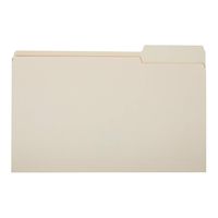 AmazonBasics File Folders - 1/3 Tab, Manila, Legal Size, 100 per Box