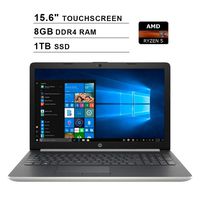 2019 Newest HP Pavilion 15 15.6 Inch Touchscreen FHD Laptop (AMD Quad Core Ryze 5 3500U up to 3.7 GHz, 8GB DDR4 RAM, 1TB SSD, AMD Radeon Vega 8, WiFi, Bluetooth, HDMI, Windows 10 Home, Silver)