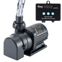 Hygger 800GPH Quiet Submersible and External 24V Water Pump, with Controller (30%-100% Settings), Powerful Return Pump for Fish Tanks, Aquariums, Ponds, Fountains, Sump, Hydroponics (25W, 9.8ft)