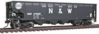 Walthers Trainline 40' Offset Quad Hopper with Metal Wheels Ready to Run N&W
