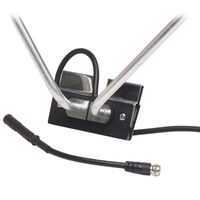 RoadPro RPTVWMA Window Mounted TV/FM Telescoping Antenna with Coax Cable and Adapter