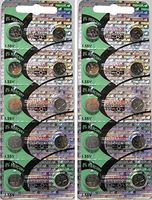20 Maxell 371 SR920SW Silver Oxide Batteries Hologram