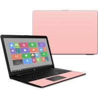 Mightyskins Skin Compatible with Hp 17t Laptop 17.3" (2017) - Solid Blush | Protective, Durable, and Unique Vinyl Decal Wrap Cover | Easy to Apply, Remove, and Change Styles | Made in The USA