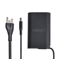 IQMACT 19.5V 2.31A 45W Laptop Tablet Charger AC Adapter Replacement Power Supply Cord Compatible with DELL XPS 13 9333 9343 9344 9350, XPS 12 and More, with 4.5mm Tip Connector