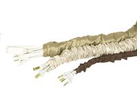 Night Lamp Cord Cover Faux Silk 9 ft long Black