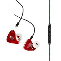 BASN in Ear Monitor Headphones for Musicians Dual Driver 2 Pin Detachable Cable Earphone