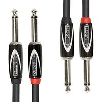 Roland 10ft Interconnect Cable, Dual 1/4"-1/4", Black series (RCC-10-2814)