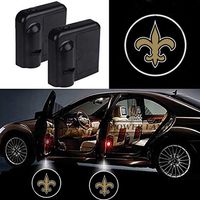 For New Orleans Saints Car Door Led Welcome Laser Projector Car Door Courtesy Light Suitable Fit for all brands of cars(New Orleans Saints)