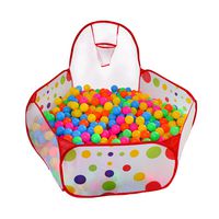 KUUQA Ball Pit Play Tent with Basketball Hoop for Kids Toddlers Outdoor Indoor Play 4 Ft/120CM (Balls Not Included)