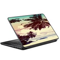 Protective Vinyl Skin Decal for HP 2000 Laptop (2013-14) 15.6" 15" cover sticker skins decals / Faded Beach Palm Tree Tropical