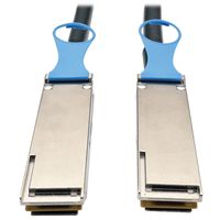 Tripp Lite QSFP28 to QSFP28 100GbE Passive DAC Copper InfiniBand Cable (M/M), 3M, 10 ft. (N282-03M-28-BK)