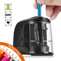 SMARTRO Electric Pencil Sharpener Best Heavy Duty Helical Steel Blade for Artists Kids Adults Colored Pencils