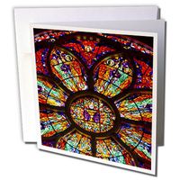 3dRose Brazil Fortaleza Metropolitan Cathedral 6 x 6 Inches Greeting Cards, Set of 12 (gc_187498_2)