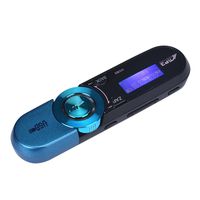 USB LCD Screen16GB Support Flash TF Player MP3 Music FM Radio - MP3 Music Player High Speed USB Data Transfer Supports FM Radio Function | Mini Size, Portable and Easily to Carry in Your Pocket Blue