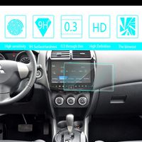8X-SPEED for 2016 2017 2018 Mitsubishi ASX Car Navigation Screen Protector HD Clarity 9H Tempered Glass Anti-Scratch, in-Dash Media Touch Screen GPS Display Protective Film