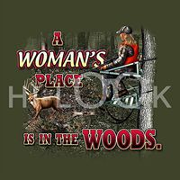 Hi-Look Microfiber Cleaning Cloth - Women's Place is in the Woods