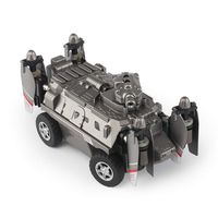 Owill FY033 Land and Air Altitude Hold Flying Tank RC Quadcopter Drone Toy,Helicopter,Toy, Remote Controls (Silver)