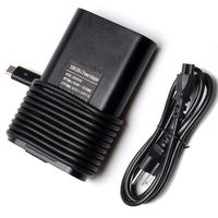 LJO-EEIH 65W USB C Laptop Charger for Dell,Type C Power Adapter Compatible with DELL LA65NM170 2YKOF,XPS 12 13,Latitude 12 7275 13 7370,Lenovo Yoga,MacBook Pro,Hp,Miix,Thinkpad,Asus,ZenBook and Mo