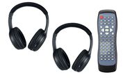 Invision Compatible Wireless Headphones and DVD Remote Control Combo