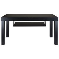 iLive ISBT789B Entertainment and Gaming Table with Bluetooth Speakers, Underneath Shelf, 39.37 X 15.75 X 21.65 Inches, Black