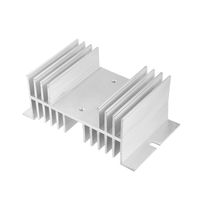 uxcell Aluminum Heat Sink SSR Dissipation for Single Phase Solid State Relay 10A-100A