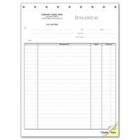 CheckSimple Sales Invoice Forms, General Use (Item, Description, Price, Total), 2-Part, Customized (250 invoices)