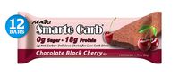 NuGo Smarte Carb Chocolate Black Cherry, 18g Protein, 0g Sugar, 2g Net Carbs, 150 Calorie, 12Count