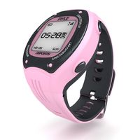 Multifunction Sports Training Wrist Watch - Smart Classic Pro Fit Exercise Sport Running Digital Heart Rate Fitness Gear Tracker w/ GPS, E-Compass, ANT+ Support, For Men Women - Pyle PSGP410PN (Pink)