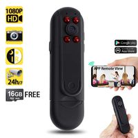 WISEUP 16GB 1920x1080P HD WiFi Network Meeting Recorder Mini DV Camcorder Motion Detector Camera Support iPhone Android APP Remote View and Control