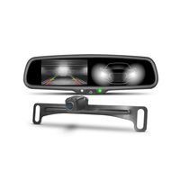 Backup Camera, imirror Rearview Mirror Dual Input Auto-Dimming Monitor Screen with IP68 Waterproof & Super Night Vision Camera