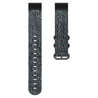 LDFAS Fenix 6 Pro/5 Plus Band, 22mm Premium Woven Nylon Quick Release Easy Fit Watch Strap Compatible for Garmin Fenix 5 5 Plus 6 6 Pro/Forerunner 935/945 Smartwatch, Black Charcoal