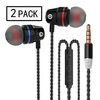 V1s Headphones Earphones Earbuds Earphones, Noise Islating, High Definition, Stereo for Samsung, iPhone,iPad, iPod and Mp3 Players (Black2)
