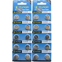 AG12 386A LR43 L1142 RW84 Button Cell Batteries [20-Pack]