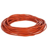 2mm Genuine Round Leather Cord Strips for Bracelets, Necklaces, Beading, and Other Jewelry Making - 10 Yards / 9.1 Meters - Orange