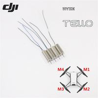RYZE Tello 8520 Coreless Genuine CW CCW Motor for DJI Tello 720P Camera WiFi FPV Mini Drone Quadcopter Repair Accessories (Genuine Motors Set(M1/M2/M3/M4))