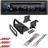 CACHÉ KIT2994 Bundle W/Car Stereo with Bluetooth for 2009 - 2010 Toyota Matrix CD/AM/FM Single Din Radio Receiver Dual Phone Connection, Front USB and AUX W/Dash Mounting Installation Kit