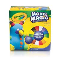 Crayola Model Magic, Deluxe Craft Pack, Clay Alternative, Gift for Kids, 14 Single Pack