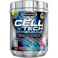 MuscleTech Cell Tech Hyperbuild Post Workout Recovery Drink Powder with Creatine and BCAA Aminos, ICY Rocket Freeze, 30 Servings (482g)